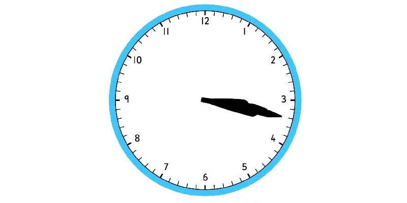 Clock hand overlapping @ 03:17