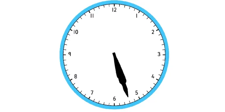 Overlapping clock hands @ 17:27