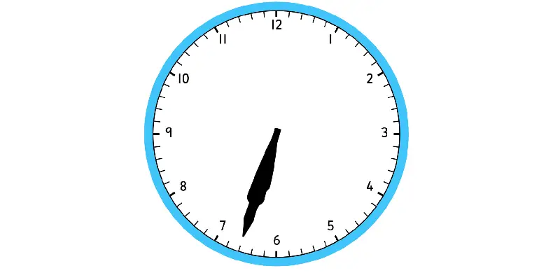 Overlapping clock hands @ 18:33