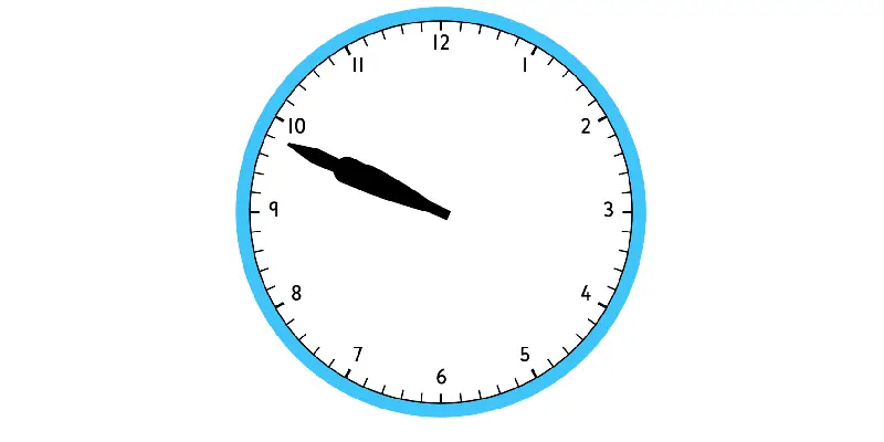Overlapping clock hands @ 21:49