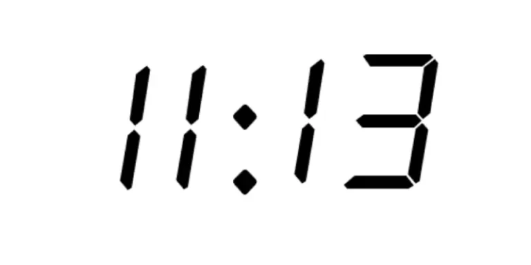 11:13 on the clock